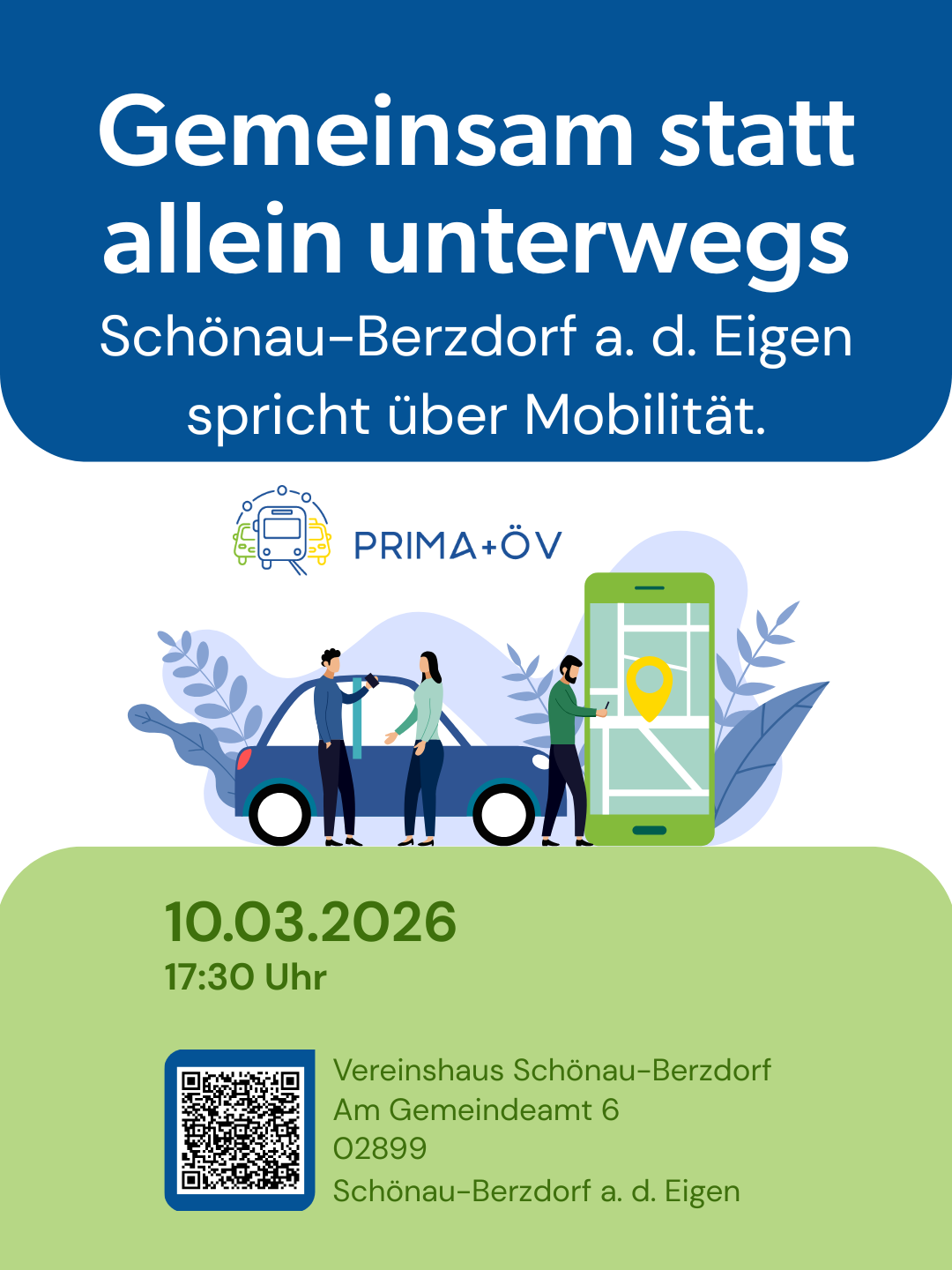 Infoveranstaltung zu Mobilitätsprojekt PriMa+ÖV in Schönau-Berzdorf
